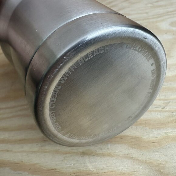 Snap-On Brushed Stainless Steel Travel Mug 30 Oz Insulated Cup - Picture 4 of 4